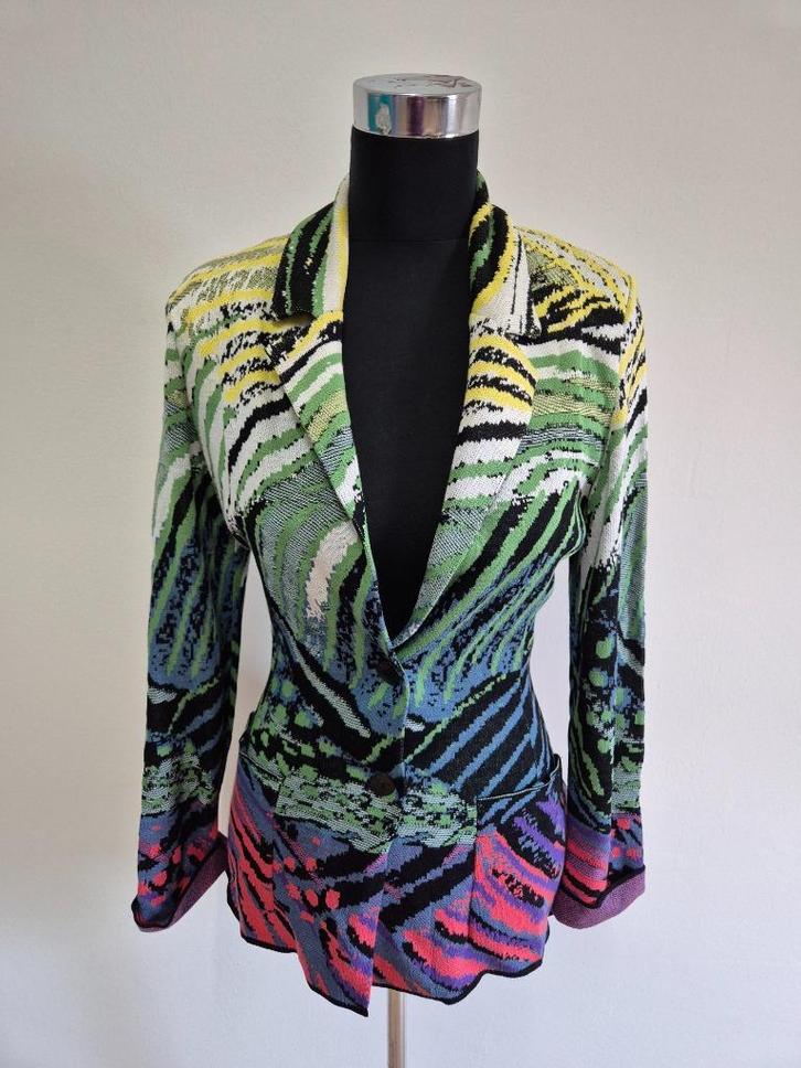 V59 - Fleurig Ivko vest maat XS nieuwprijs €169 (1), Kleding | Dames, Truien en Vesten, Zo goed als nieuw, Maat 34 (XS) of kleiner