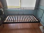 Ikea Meldal bed 90x200 - Zwart metaal, Ophalen