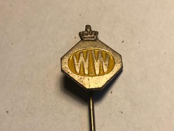 Metalen WW WEGENWACHT ANWB Speldje (Geel/Metaalkleur). beschikbaar voor biedingen