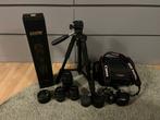 Canon EOS 500D met lenzen en statief - Complete set!, Audio, Tv en Foto, Fotografie | Lenzen en Objectieven, Ophalen, Gebruikt