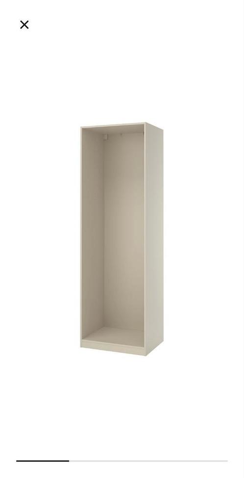 Nieuwe PAX kast grijs/beige 75x58x201 – NIEUW in doos!, Huis en Inrichting, Kasten | Kledingkasten, Zo goed als nieuw, 200 cm of meer