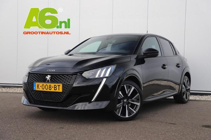 Peugeot 208 1.2 PureTech GT-Line Automaat Half Leder Virtual, Auto's, Peugeot, Bedrijf, Te koop, ABS, Achteruitrijcamera, Airbags