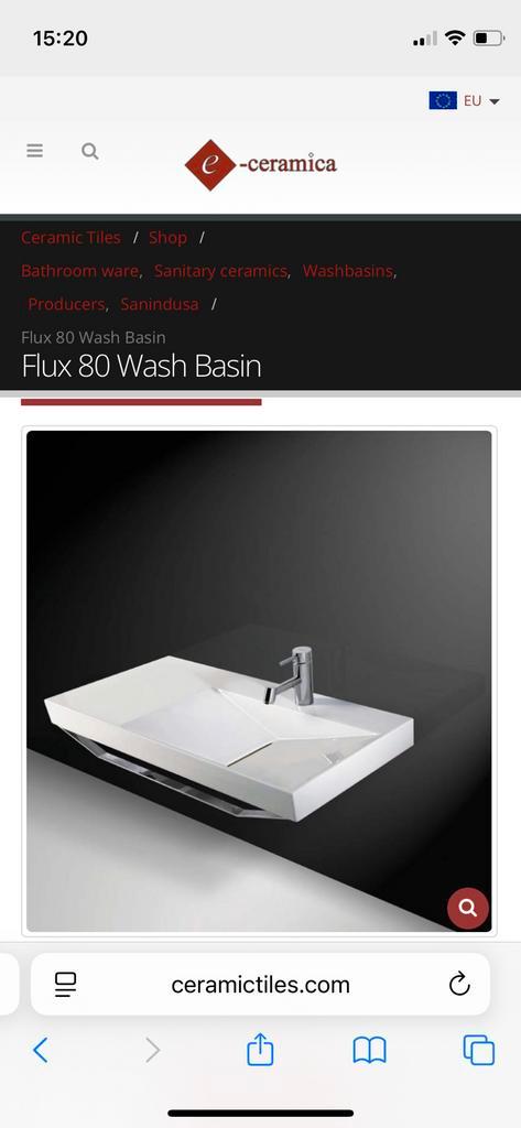 Wastafel design / sanidusa/ luxe wastafel/ wastafelbak, Doe-het-zelf en Verbouw, Sanitair, Nieuw, Wastafel, Ophalen of Verzenden
