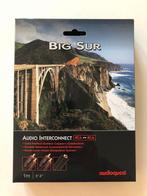Audioquest Big Sur RCA <—> RCA lengte 1m., Interlink-kabel, Ophalen of Verzenden, Zo goed als nieuw, Minder dan 2 meter
