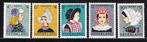 4038 - Nederland nvph 747/751 postfris Klederdrachten, Postzegels en Munten, Postzegels | Nederland, Na 1940, Ophalen of Verzenden