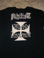 Nihilist shirt eind jaren 90 maat L, Ophalen of Verzenden, Gedragen, Maat 52/54 (L), Zwart