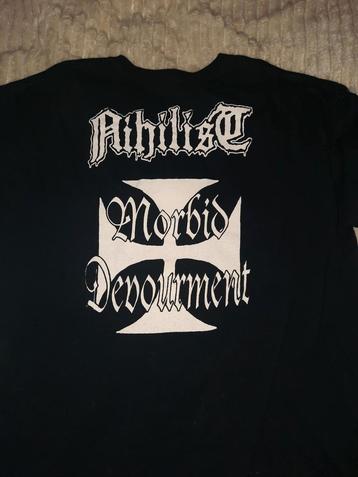 Nihilist shirt eind jaren 90 maat L beschikbaar voor biedingen