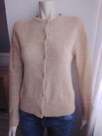 Zgan super zacht beige vestje alpaca wol Samsoe & Samsoe S, Beige, Ophalen of Verzenden, Zo goed als nieuw, Samsoe Samsoe