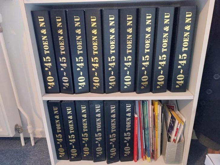 Tijdschrift '40 - '45 Toen & Nu - nrs 1 t/m 167 in 15 banden, Boeken, Oorlog en Militair, Gelezen, Overige onderwerpen, Tweede Wereldoorlog