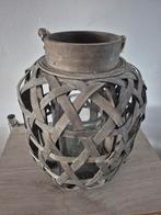 Lantaarn, 25 tot 50 cm, Ophalen of Verzenden, Zo goed als nieuw, Grijs