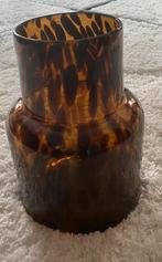 Design tijger vaas, glas, rond, 22cm hoog, nieuw, Overige kleuren, Nieuw, Ophalen of Verzenden, Glas