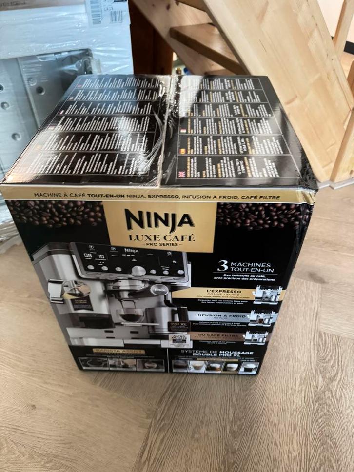 Ninja Luxe Café Pro Espresso Machine - ES701EU, Witgoed en Apparatuur, Koffiezetapparaten, Nieuw, Koffiebonen, Espresso apparaat