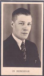 Johannes W. HAMERS  1921-1944 oorlog, Verzenden, Bidprentje