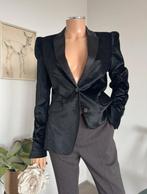 DRYKORN Iconic Velvet Blazer T3=EU38 - zwart, Maat 38/40 (M), Drykorn, Zwart, Ophalen of Verzenden