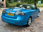 Saab 9-3 cabriolet automaat 2009 leer 220.000km 209pk blauw, 1998 cc, Beige, Cabriolet, Leder