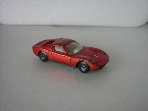 Lamborghini Miura Matchbox Speed Kings K-24 voor loop/ sloop, Hobby en Vrije tijd, Modelauto's | 1:43, Gebruikt, Auto, Matchbox