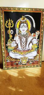 Shiva wandkleed op tripex met ophang bevestiging, Huis en Inrichting, Woonaccessoires | Boeddhabeelden, Ophalen of Verzenden, Zo goed als nieuw