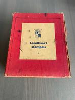 Vintage Landkaart Stempel Nederland aardrijkskunde nostalgie, Ophalen of Verzenden, Aardrijkskunde
