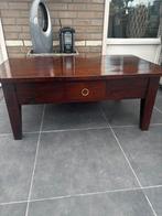 Teak houten salon tafel 130. Breed, 100 tot 150 cm, Zo goed als nieuw, Minder dan 50 cm, Rechthoekig
