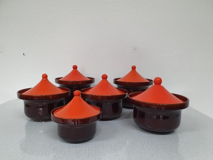 Dekschalen 'Laren'. Huizen Holland de Driehoek. Vanaf €5,-, Huis en Inrichting, Keuken | Servies, Ophalen of Verzenden