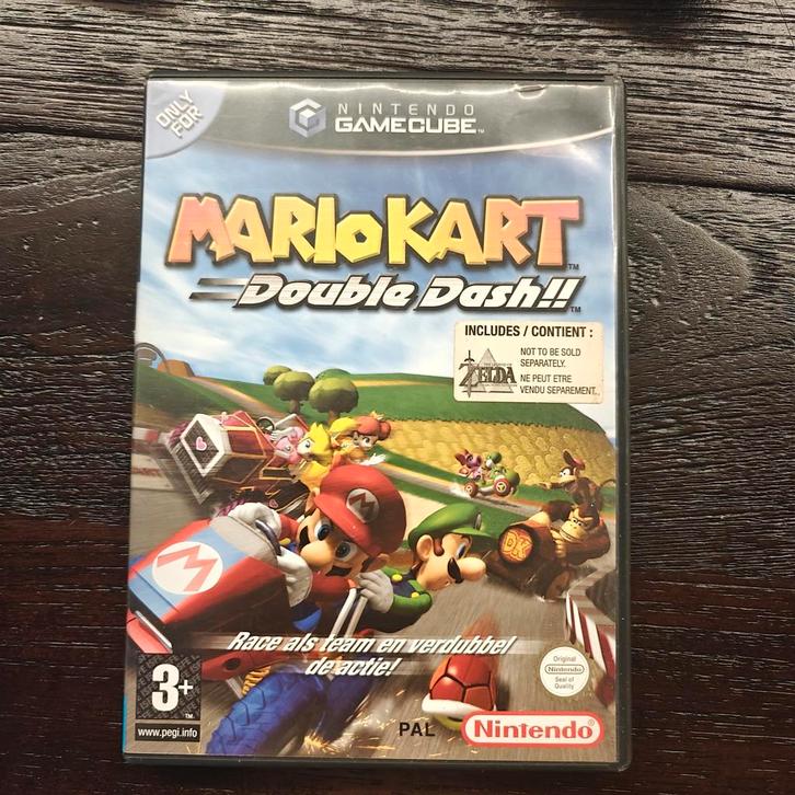Mario Kart Double Dash + Zelda Collectors edition - Gamecube, Spelcomputers en Games, Games | Nintendo GameCube, Gebruikt, Racen en Vliegen