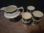 Vintage Aardewerk Kan en Bekers Set, Antiek en Kunst, Ophalen