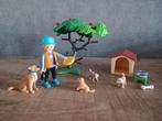 112. Playmobil man met golden retrievers, Ophalen of Verzenden, Zo goed als nieuw, Complete set