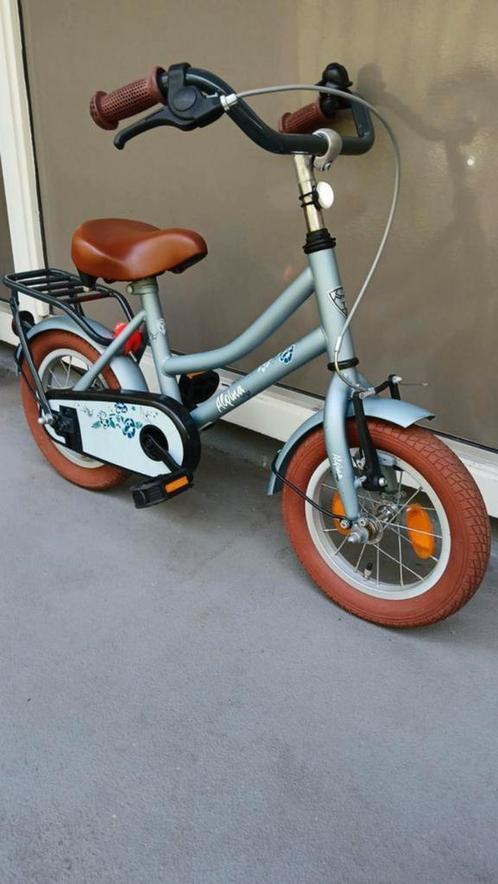 Kinderfiets Alpina Cargo Misty Blue 12 inch Zo Goed AlsNieuw, Fietsen en Brommers, Fietsen | Meisjes, Zo goed als nieuw, 14 inch of minder