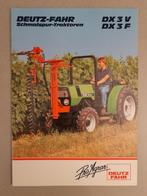 Tractor folder Deutz-Fahr DX 3 V, DX 3 F smalspoortrekkers, Folder, Ophalen of Verzenden, Zo goed als nieuw