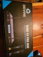 Devine WMD-24 Pro Duo Draadloze Microfoonset, Muziek en Instrumenten, Ophalen of Verzenden, Zo goed als nieuw, Zangmicrofoon, Draadloos