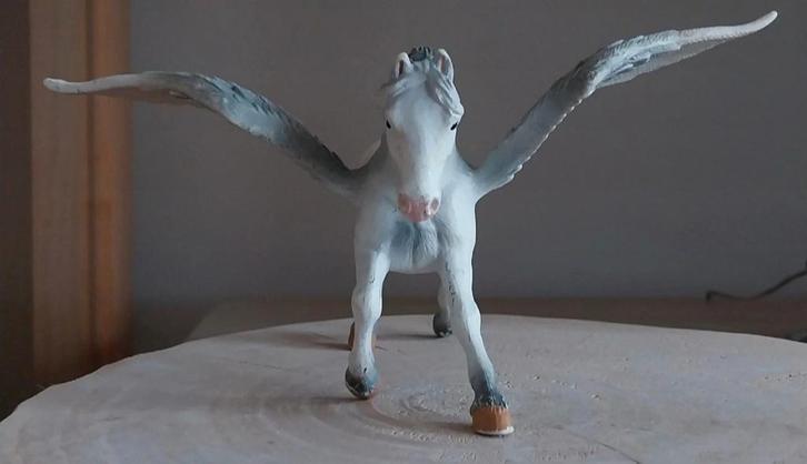 Papo pegasus, Verzamelen, Dierenverzamelingen, Zo goed als nieuw, Beeldje of Figuurtje, Paard, Ophalen of Verzenden