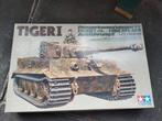 Tamiya Tiger I Tank Late Version - Onderdelen, Hobby en Vrije tijd, Modelbouw | Auto's en Voertuigen, Gebruikt, Tank, 1:32 tot 1:50