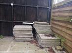 20 Grindtegels 75x50 cm Gratis, Tuin en Terras, Tegels en Klinkers, Ophalen, Gebruikt, 5 tot 10 m², Beton