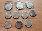 Totaal 10 zilveren Juliana tientjes., Postzegels en Munten, Munten | Nederland, Ophalen of Verzenden, Koningin Juliana, 10 gulden