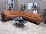 ZGAN Kapenga Hoekbank Cognac - 290 x 260, Huis en Inrichting, Banken | Bankstellen, Ophalen, 250 tot 300 cm, -, -