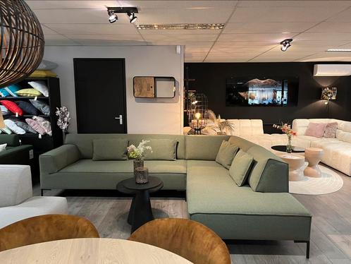 Design on stock bloq XL hoekbank, Huis en Inrichting, Banken | Bankstellen, Zo goed als nieuw, Hoekbank, Vierpersoons of meer