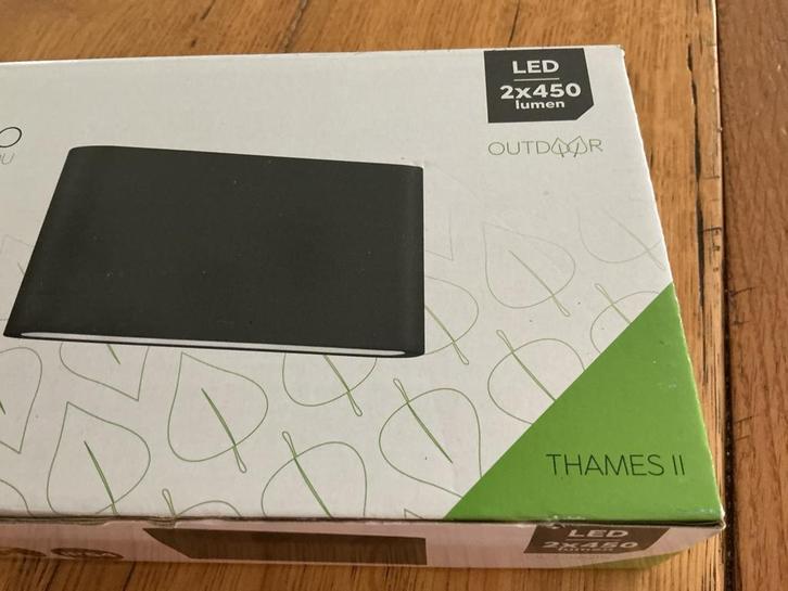 2 wandlampen up/down, Tuin en Terras, Buitenverlichting, Zo goed als nieuw, Wandlamp, Aluminium, Minder dan 50 watt, Netvoeding