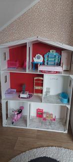 Barbie huis met meubels, Toebehoren, Gebruikt, Ophalen