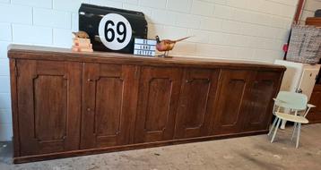 XXL Vintage/Antieke kloosterkast, volledig demontabel,415cm  beschikbaar voor biedingen