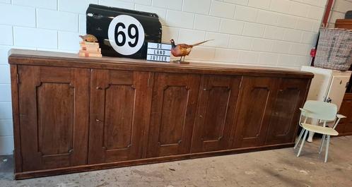 XXL Vintage/Antieke kloosterkast, volledig demontabel,415cm, Antiek en Kunst, Antiek | Meubels | Kasten, Ophalen of Verzenden