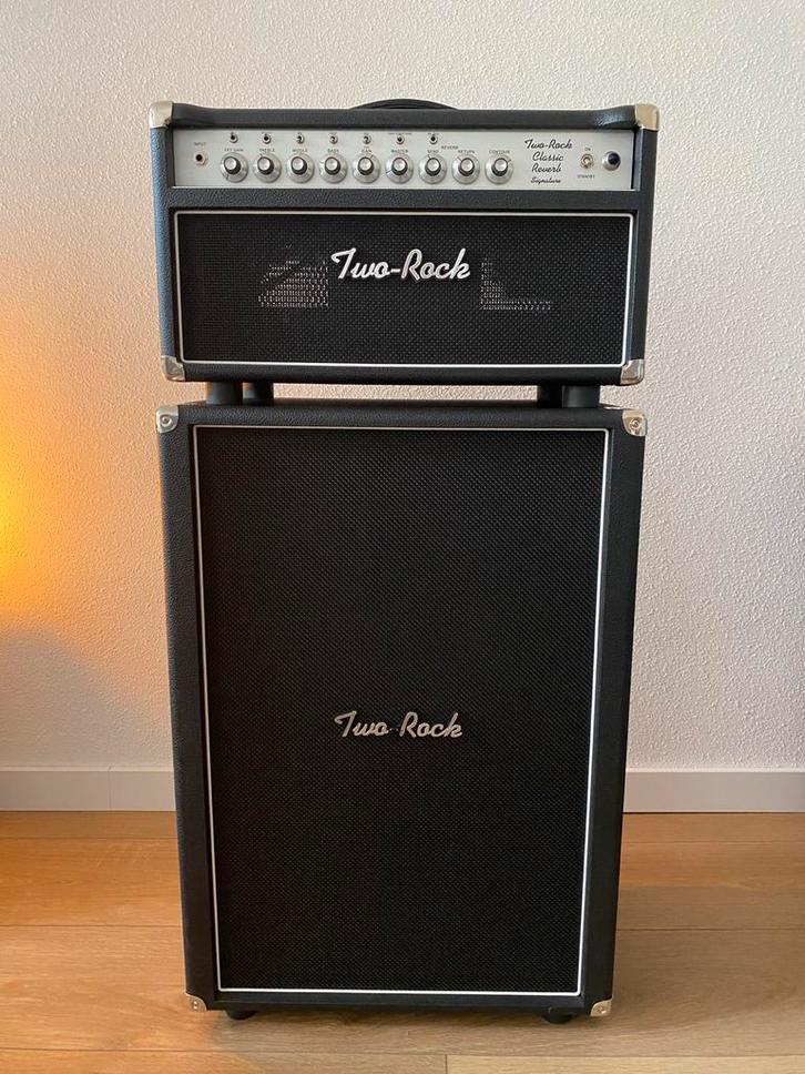 Two Rock Classic Reverb signature 100 watt, top + 2x”12 cab, Muziek en Instrumenten, Versterkers | Bas en Gitaar, Zo goed als nieuw