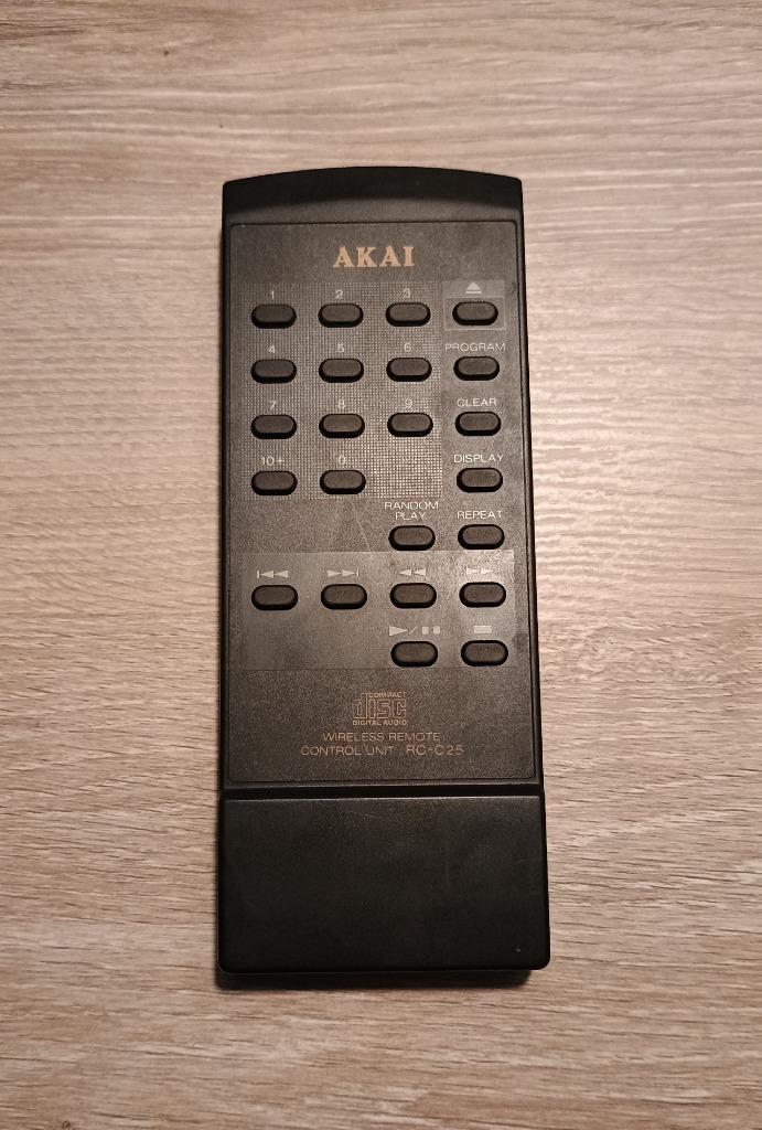 Akai rc-c25 afstandsbediening origineel rc c25 rcc25, Audio, Tv en Foto, Afstandsbedieningen, Gebruikt, Origineel, Ophalen of Verzenden