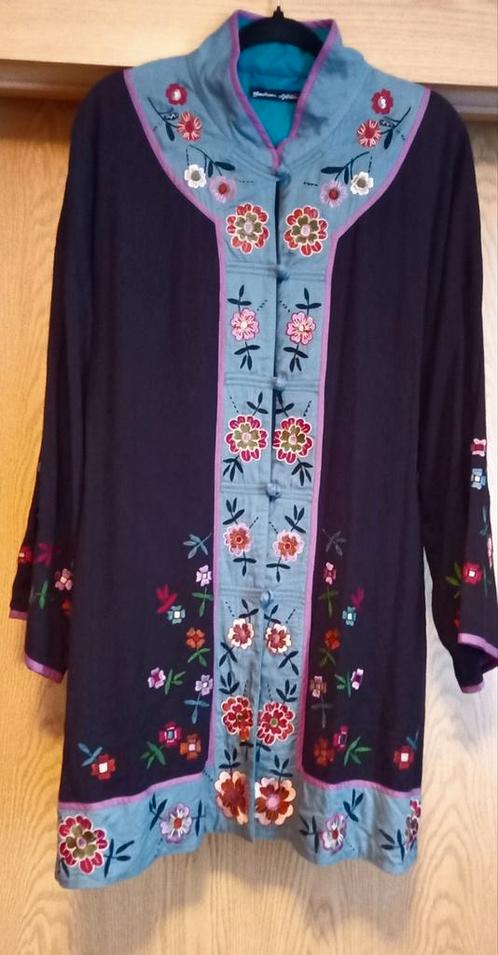 Gudrun Sjödén vintage jas L, Kleding | Dames, Jasjes, Kostuums en Pakken, Nieuw, Jasje, Maat 42/44 (L), Zwart, Verzenden