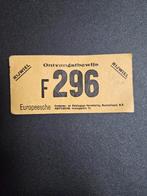 Oude Rijwiel Ontvangstbewijs F296, Ophalen of Verzenden