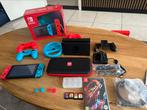 Nintendo Switch, Spelcomputers en Games, Spelcomputers | Nintendo Switch, Met games, Met 2 controllers, Ophalen of Verzenden, Zo goed als nieuw