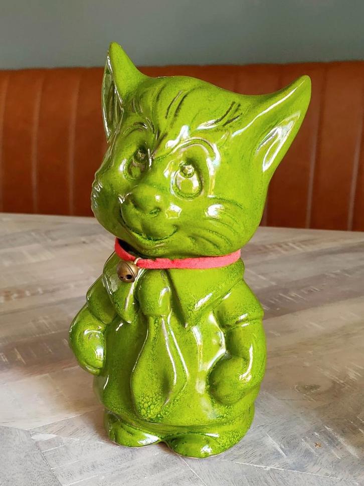 Vintage spaarpot keramiek, Antiek en Kunst, Antiek | Keramiek en Aardewerk, Ophalen of Verzenden
