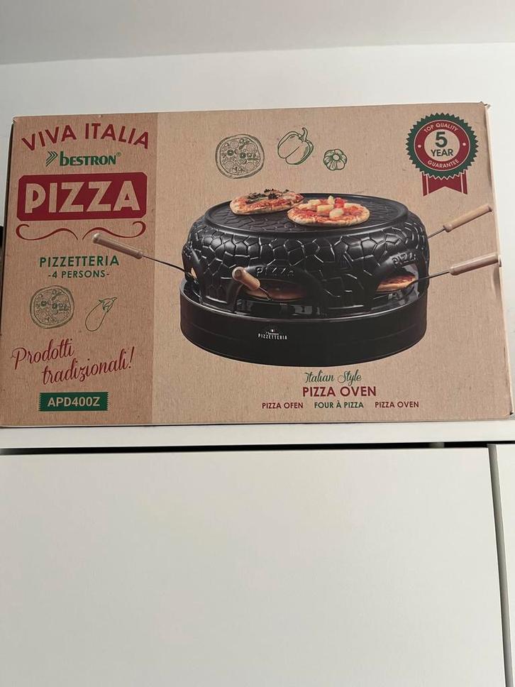 Betron Pizzetteria - Nieuw in doos!, Witgoed en Apparatuur, Fonduesets, Nieuw, Fondueset, Elektrisch, Ophalen
