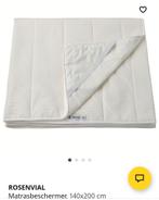 Rosenvial matrasbeschermer Ikea, 140x200 cm, Ophalen of Verzenden, Zo goed als nieuw, Tweepersoons, 140 cm