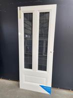 Stompe Binnendeur Met Glas In Lood 83 B x 201,5 H, 80 tot 100 cm, Binnendeur, Ophalen of Verzenden, Zo goed als nieuw