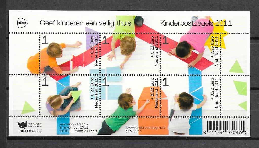 Blok 2886 postfris cw 13,20, Ophalen of Verzenden